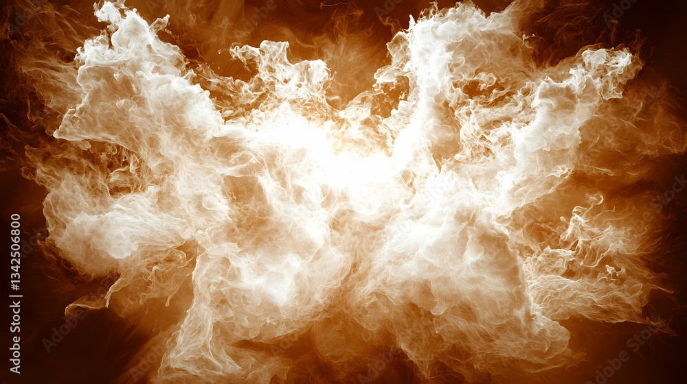 Poster abstract burst of light and energy creating a dramatic visual phenomenon in fiery texture