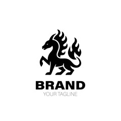 Chimera Logo. Chimera Logo Design. Chimera Logo Brand. Chimera Logo Vector Design Isolated on White Background