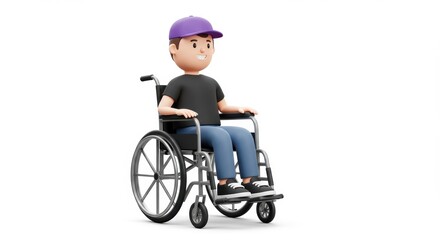 Wheelchair, Accessibility, Icons are Visual Presentation. 