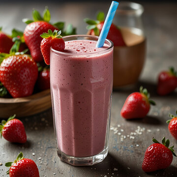 Batido de fresa