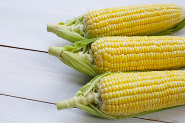 Sweet corn, Fresh yellow corn