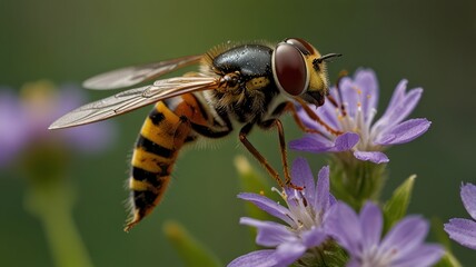 Hoverfly on a flower