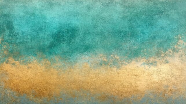 Abstract Gold And Teal Textured Backgrounds And Patterns For Design Purposes And Media Usage in Digital Art And Graphic Design Projects Or Wall Art And Canvas Work. Examples of Usage Include Interior