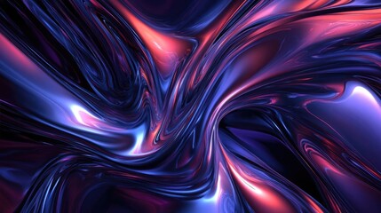 Fototapeta premium Abstract Swirling Liquid Metal Texture Background Purple Blue Red Gradient Pattern Design Illustration Image Art Colorful Colors Dynamic Flowing Backgrounds Textures Background Design Elements Fluid