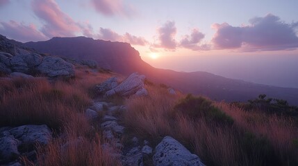 A peaceful hike through South Africas Table Mountain with panoramic views