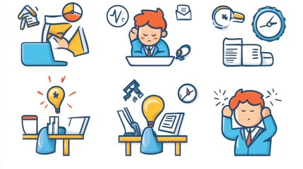 Business Productivity Concept Art