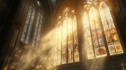 Light Through Stained Glass