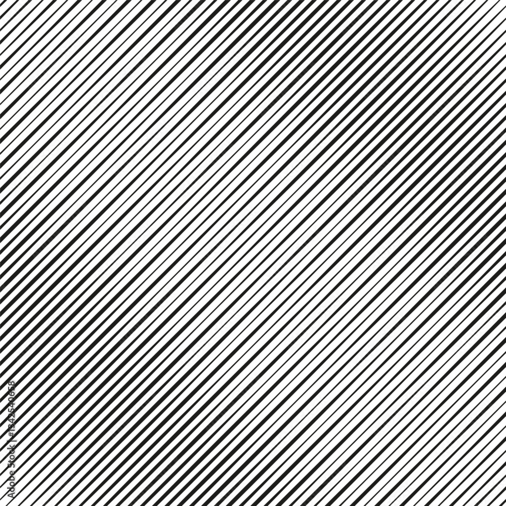 Poster diagonal line pattern. black and white stripes. geometric background texture. minimal vector design.