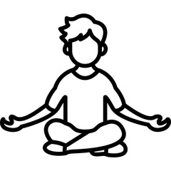 Lotus Pose Icon