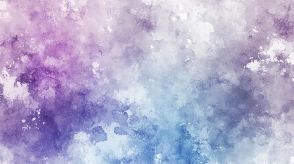 Obraz premium Abstract Watercolor Background Purple Blue Pink White Paint Texture And Design Elements for Wall Decor or Backdrop. Perfect For Wallpaper and Cards. Elegant Style. Perfect for Modern or Contemporary