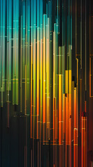 Abstract Visualization of Vocal Range Spectrum with Human Voice Figure