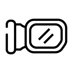 mirror Line Icon