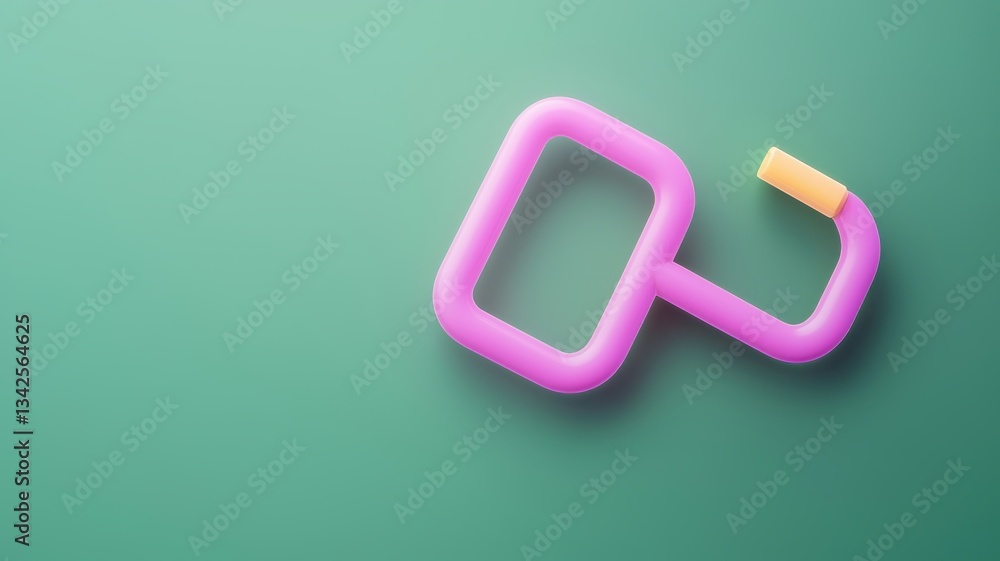 Aufkleber unlocking creativity colorful abstract lock design digital art modern environment minimal viewpoint