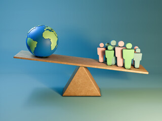 Human population increase