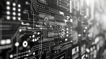 Sophisticated Technological Interface: A Visual Representation of Modern Networking