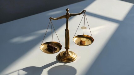 gold scales of justice