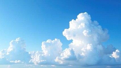 blue sky with white cloud background