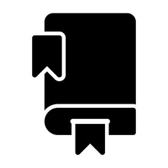 Fototapeta premium bookmark Solid icon