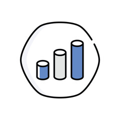 Tube Analytics vector icon