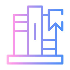 mark Line Gradient Icon