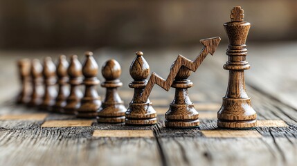 Strategic Chess Match Progression Tournament Arena Wooden Pieces Competitive Environment Close-Up View Game Development