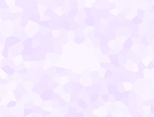 A soft, light purple abstract pattern of tightly packed, irregular shapes, resembling a mosaic or crystalline structure. It has a calming and delicate feel with subtle variations in tone.