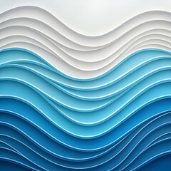 Obraz premium Abstract blue wave background