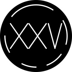 XXV Icon