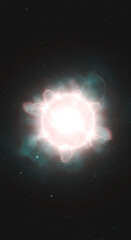 Obraz premium Cosmic Explosions, Stellar Phenomena, and Galactic Energy Surges