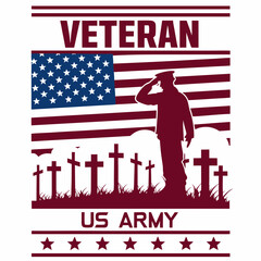 Obraz premium Editable Veteran Memorial SVG for Print & Digital Use