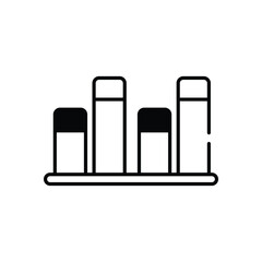 Graph Bar vector icon