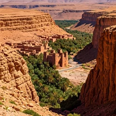 Gordijnen Dades Valley – A Winding Valley Filled with Dramatic Landscapes © Rizwan Ahmad