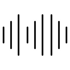 Audio line icon