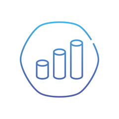 Tube Analytics vector icon