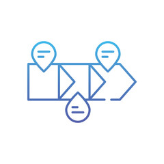 Workflow vector icon
