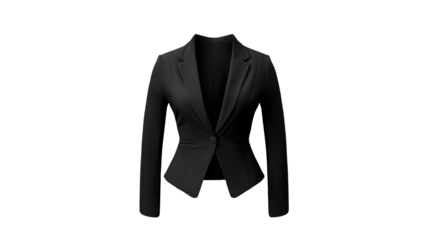 Elegant Black Womens Blazer Professional Style Image