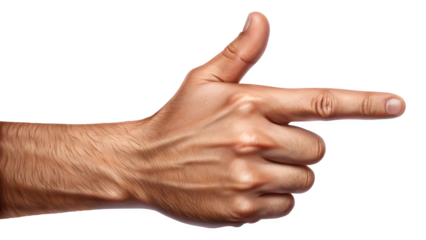 Transparent Background, Pointing Finger, Human Hand Gesture index finger