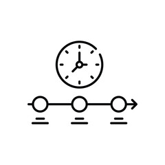 Timeline  vector icon