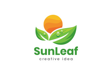 Creative Leaf Logo Design Template Vector
