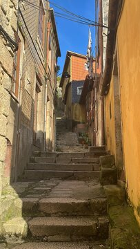narrow street in the old town