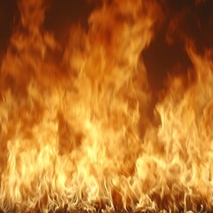 Obraz premium Fiery Inferno Wall Background.