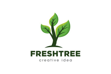 Creative Tree Logo Design Template