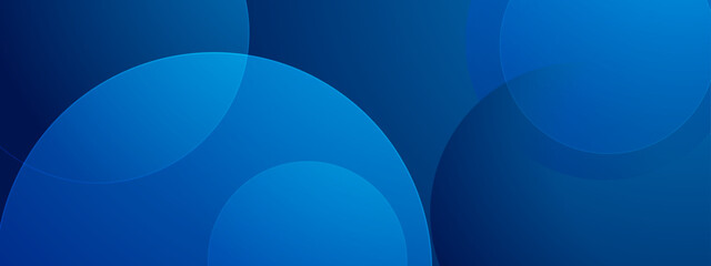 blue circle shape simple geometric shapes abstract and modern background vector illustration
