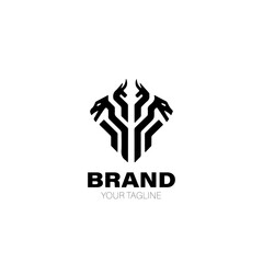 Hydra Logo. Hydra Logo Design. Hydra Logo Brand. Hydra Logo Vector Design Isolated on White Background