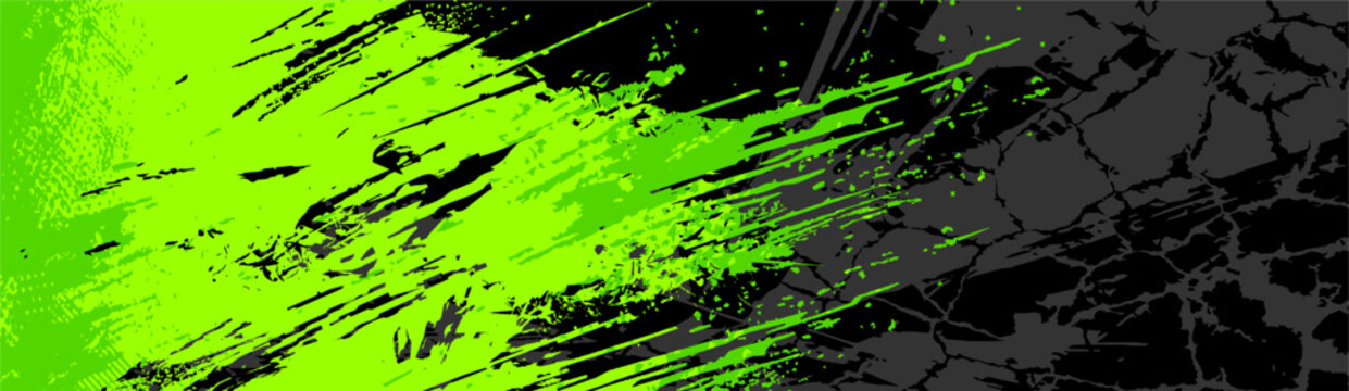 Abstract Car decal design vector. Graphic abstract stripe racing background kit designs for wrap vehicle, race car, rally, adventure and livery	