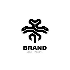 Obraz premium Hydra Logo. Hydra Logo Design. Hydra Logo Brand. Hydra Logo Vector Design Isolated on White Background