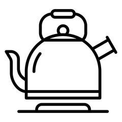 Kettle line icon