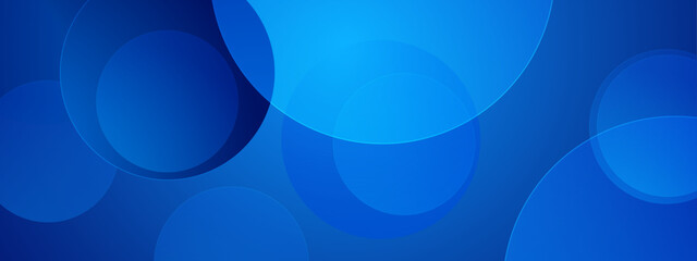 blue circle gradient shapes trendy geometric vector pattern vector illustration