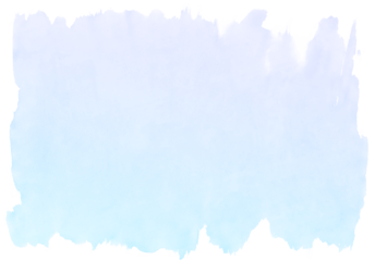 水彩テクスチャ ブルーグラデ 背景素材 にじみ 夏 爽やか 明るい 優しい png
