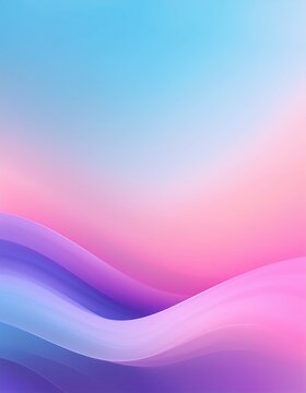 abstract colorful background with waves, shades of bles and purples